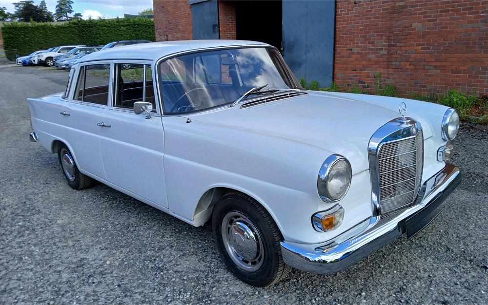 Restored 1967 Mercedes Benz Fintail